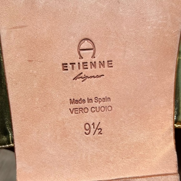 🌻NEW ETIENNE AIGNER Women's Anja Slingback Sandals Size 9.5 - Picture 10 of 10